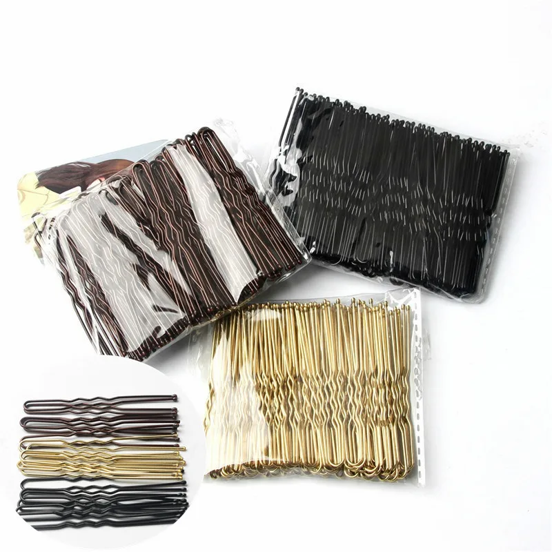 Bobby Pin Bulk - 50 Pcs/Bag 5/6/7cm U Shaped Alloy