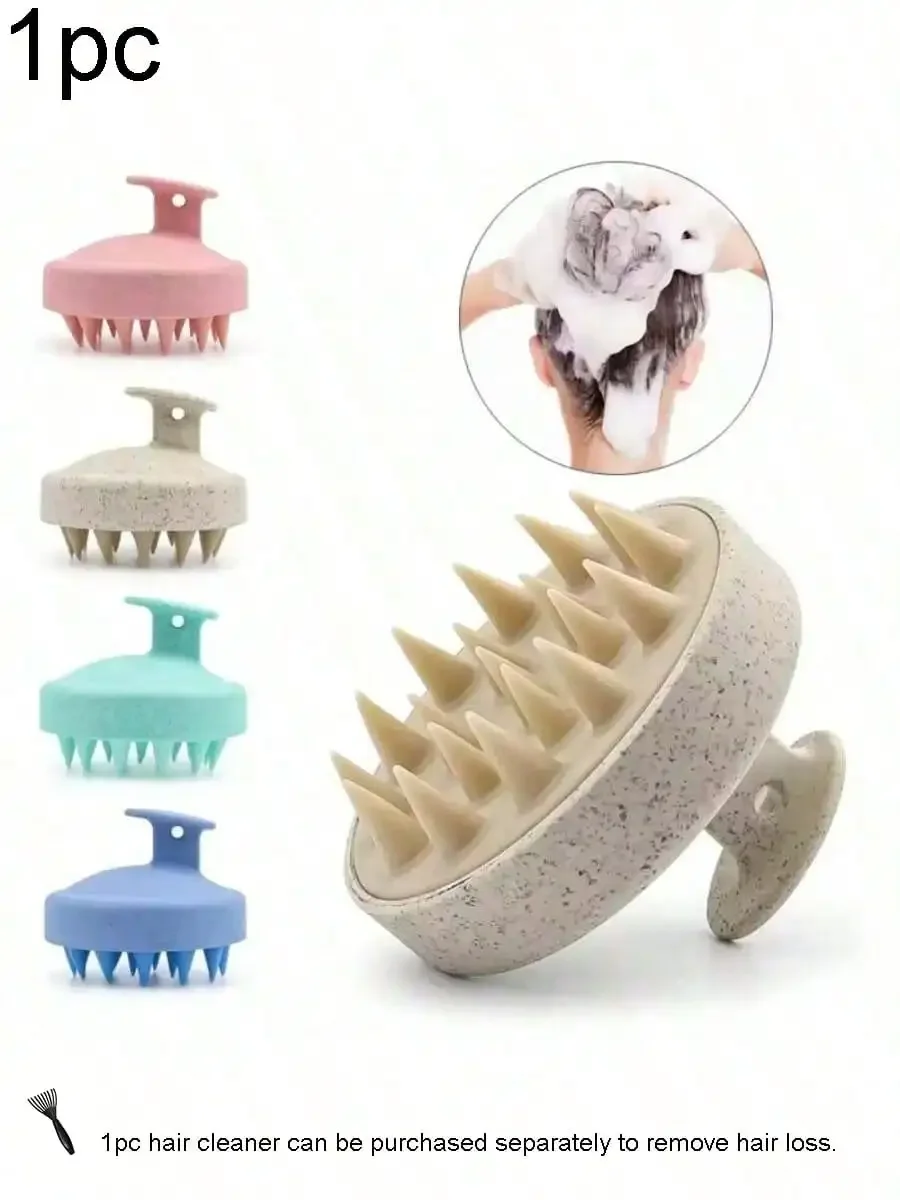 Hair Care Tonic - 1pc Soft Silicone Scalp Massage Shampoo