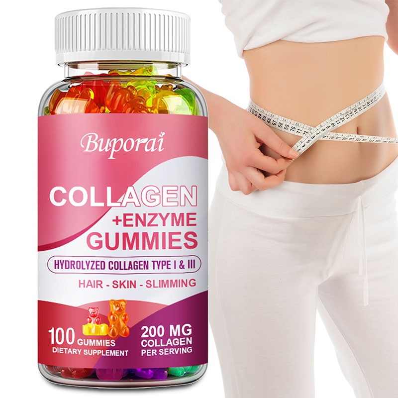 Hair Care Vitamin - Collagen + Enzyme Gummies - with