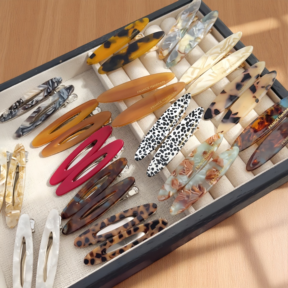 2pcs/Set Elegant Acetate Oval  - Bobby Pin Bulk recensie en prijs