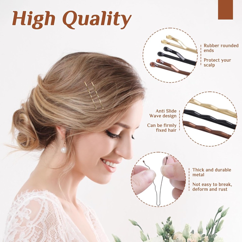 Bobby Pins 360 Pcs Brown Blond - Bobby Pin Bulk recensie en prijs