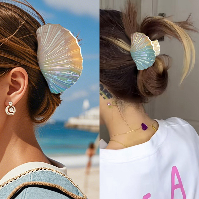 2pcs Gradient Shell Hair Clip  - Hair Clip Claw Large recensie en prijs