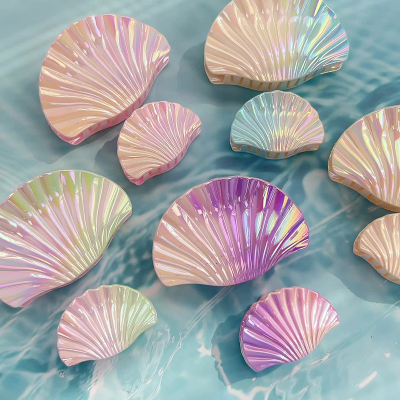 2pcs Gradient Shell Hair Clip  - Hair Clip Claw Large recensie en prijs