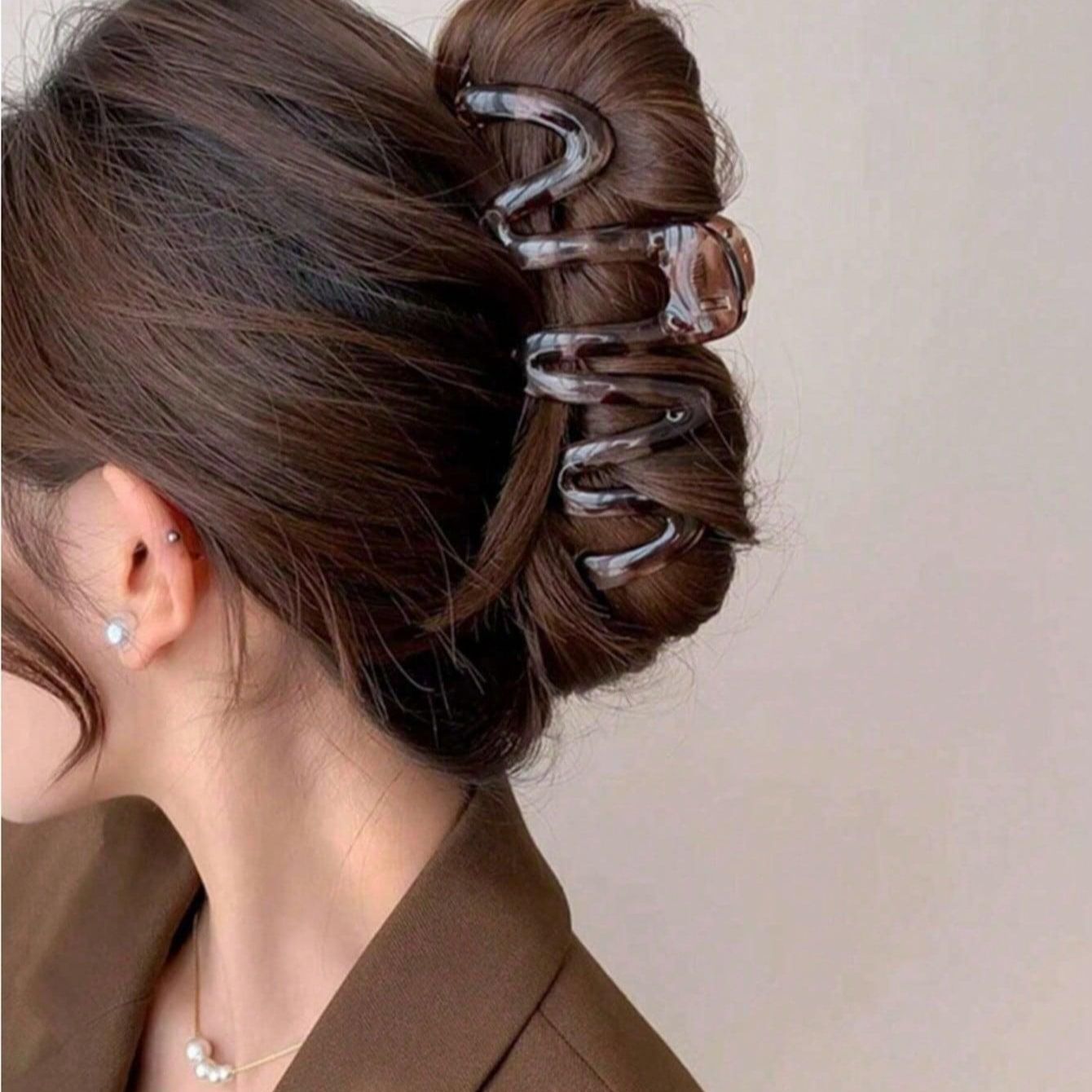 3PCS Premium Feeling Wave Shar - Hair Clip Claw Large recensie en prijs