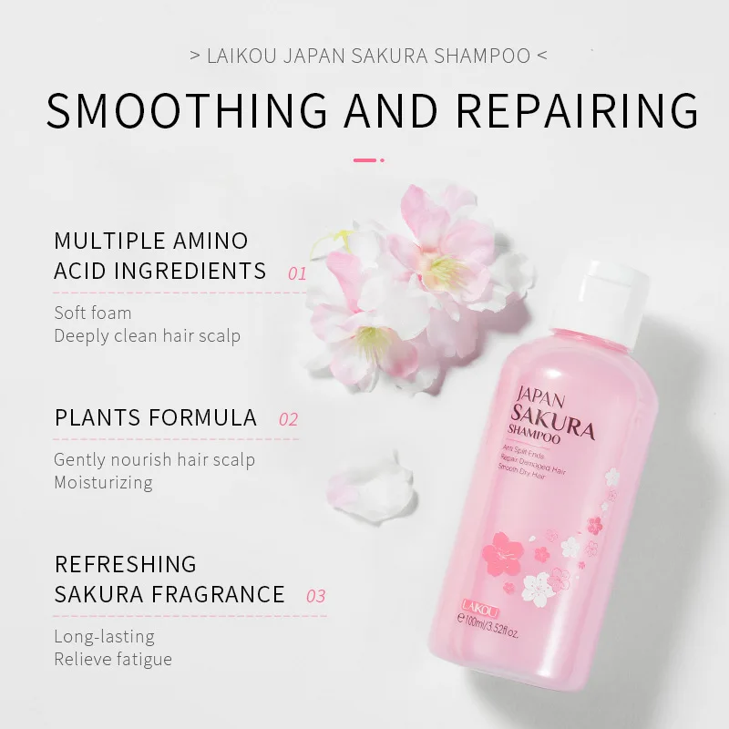 LAIKOU Japan Sakura  Shampoo R - Hair Care Vitamin recensie en prijs