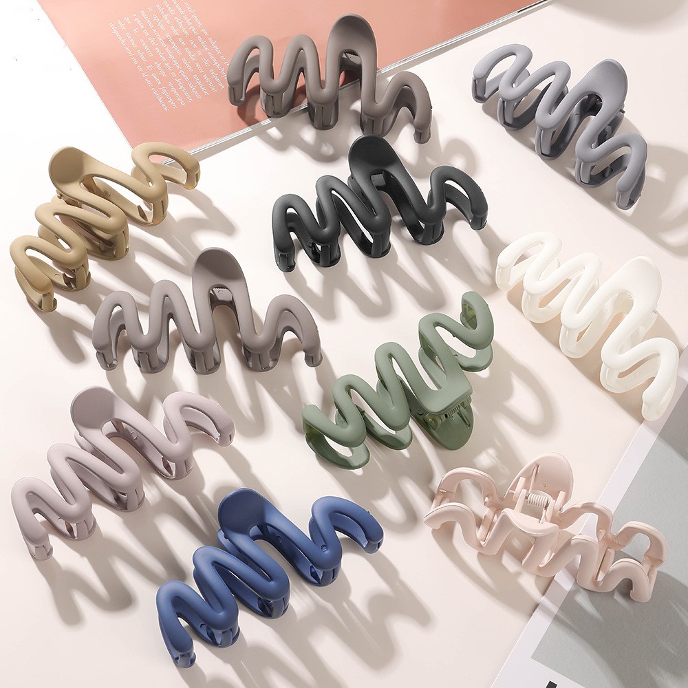 New Fashion Large Frosted Colo - Hair Clip Claw Large recensie en prijs