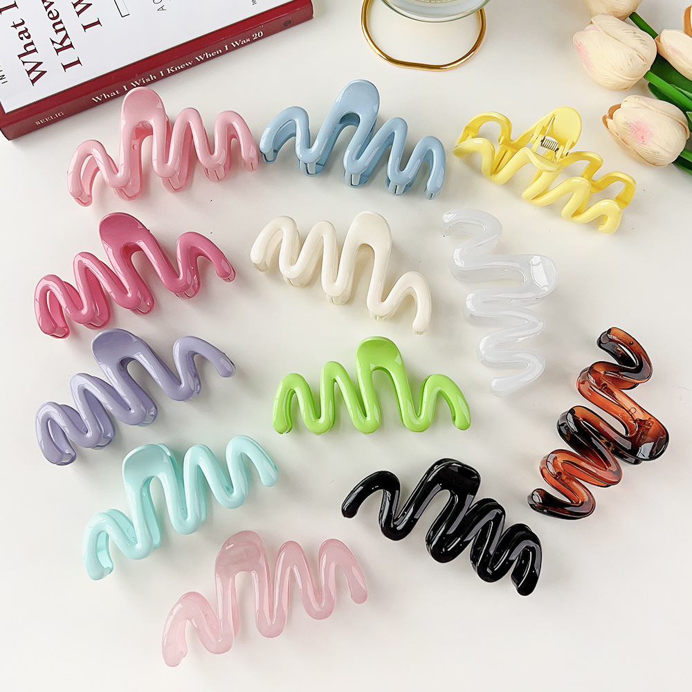 New Fashion Large Frosted Colo - Hair Clip Claw Large recensie en prijs