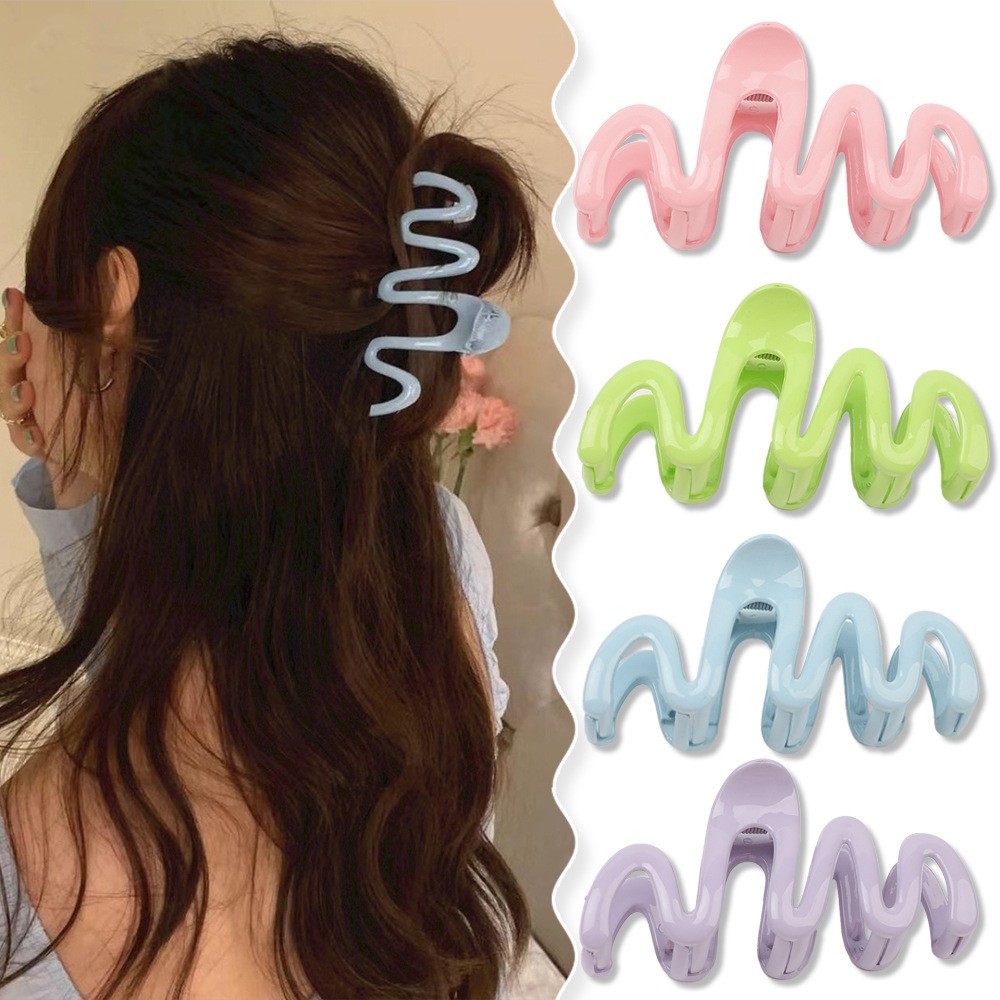 New Fashion Large Frosted Colo - Hair Clip Claw Large recensie en prijs