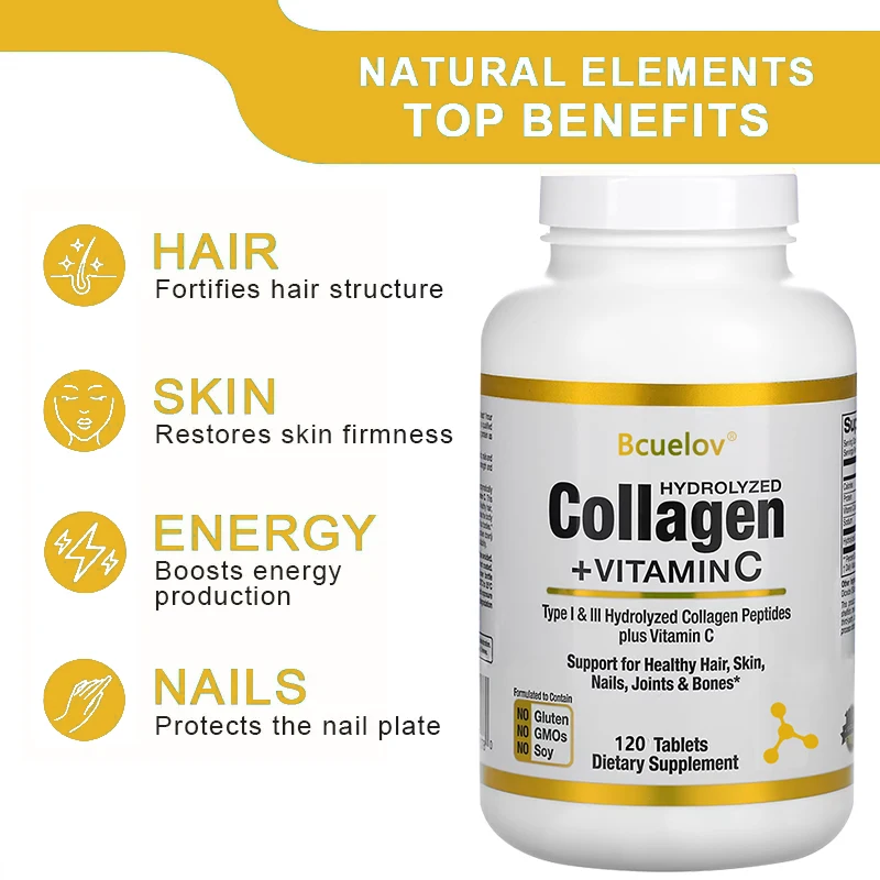bcuelov Hydrolyzed Collagen Pe - Hair Care Vitamin recensie en prijs