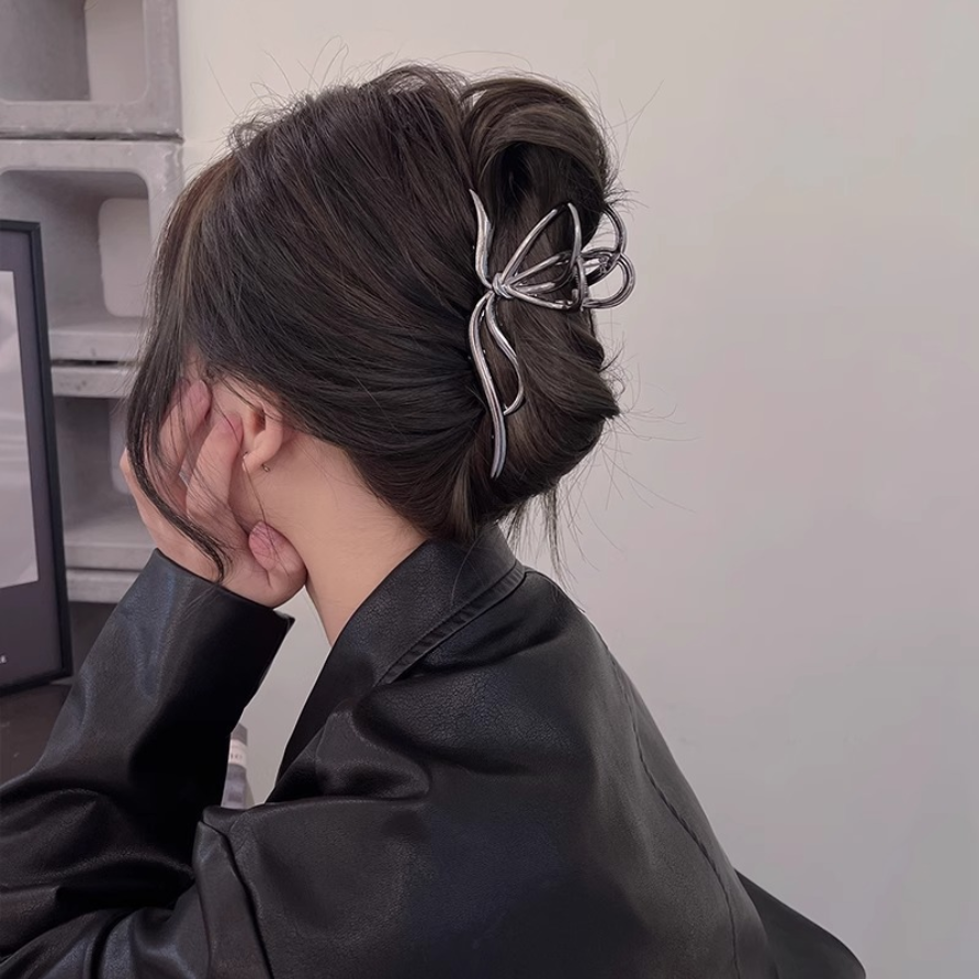 New Women Elegant Geometric Bo - Hair Clip Claw Large recensie en prijs