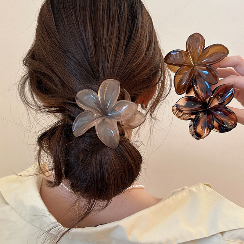 Women's Large-Size 8cm Brown B - Hair Clip Claw Large recensie en prijs