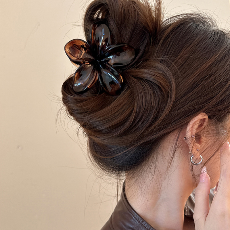 Women's Large-Size 8cm Brown B - Hair Clip Claw Large recensie en prijs