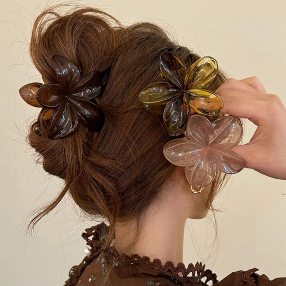 Women's Large-Size 8cm Brown B - Hair Clip Claw Large recensie en prijs