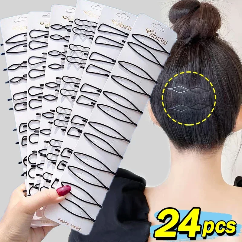 3/24pcs Black Simple Bobby Hai - Bobby Pin Bulk recensie en prijs