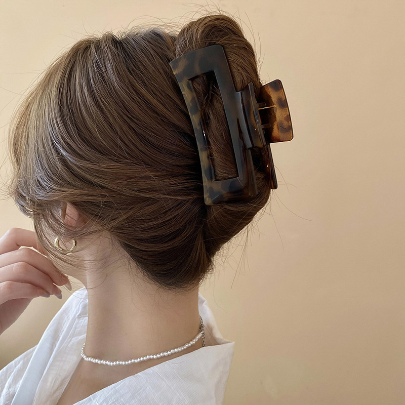 1/2/4 Pcs Leopard-print Large  - Hair Clip Claw Large recensie en prijs