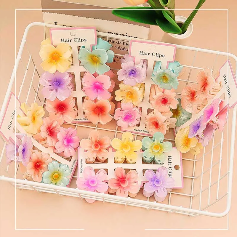 6Pcs Fashion Colorful Transpar - Hair Clip Claw Large recensie en prijs