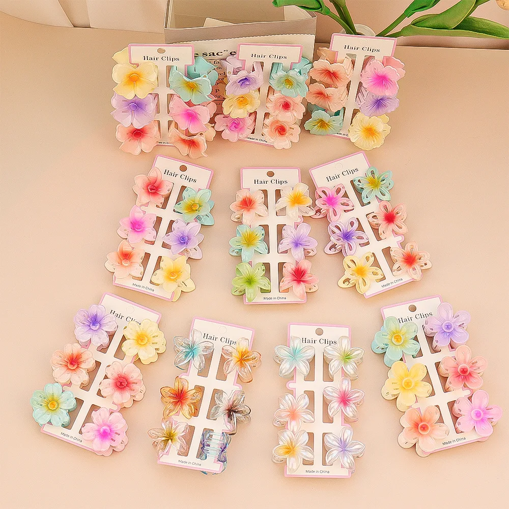 6Pcs Fashion Colorful Transpar - Hair Clip Claw Large recensie en prijs
