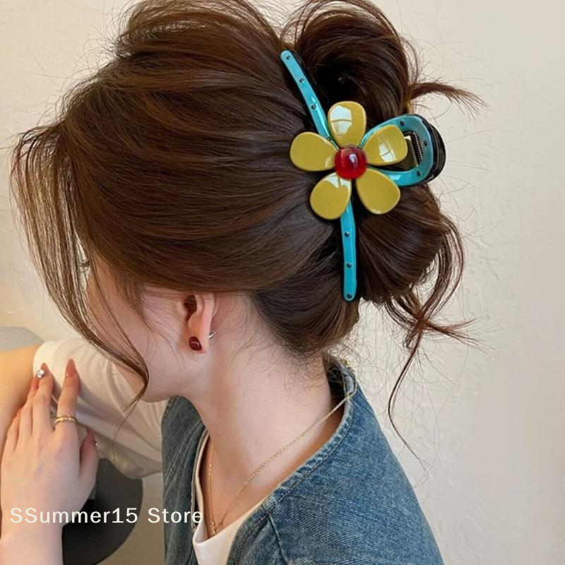 【R】Large Flower Hair Claw Clip - Hair Clip Claw Large recensie en prijs