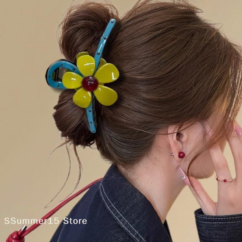 【R】Large Flower Hair Claw Clip - Hair Clip Claw Large recensie en prijs