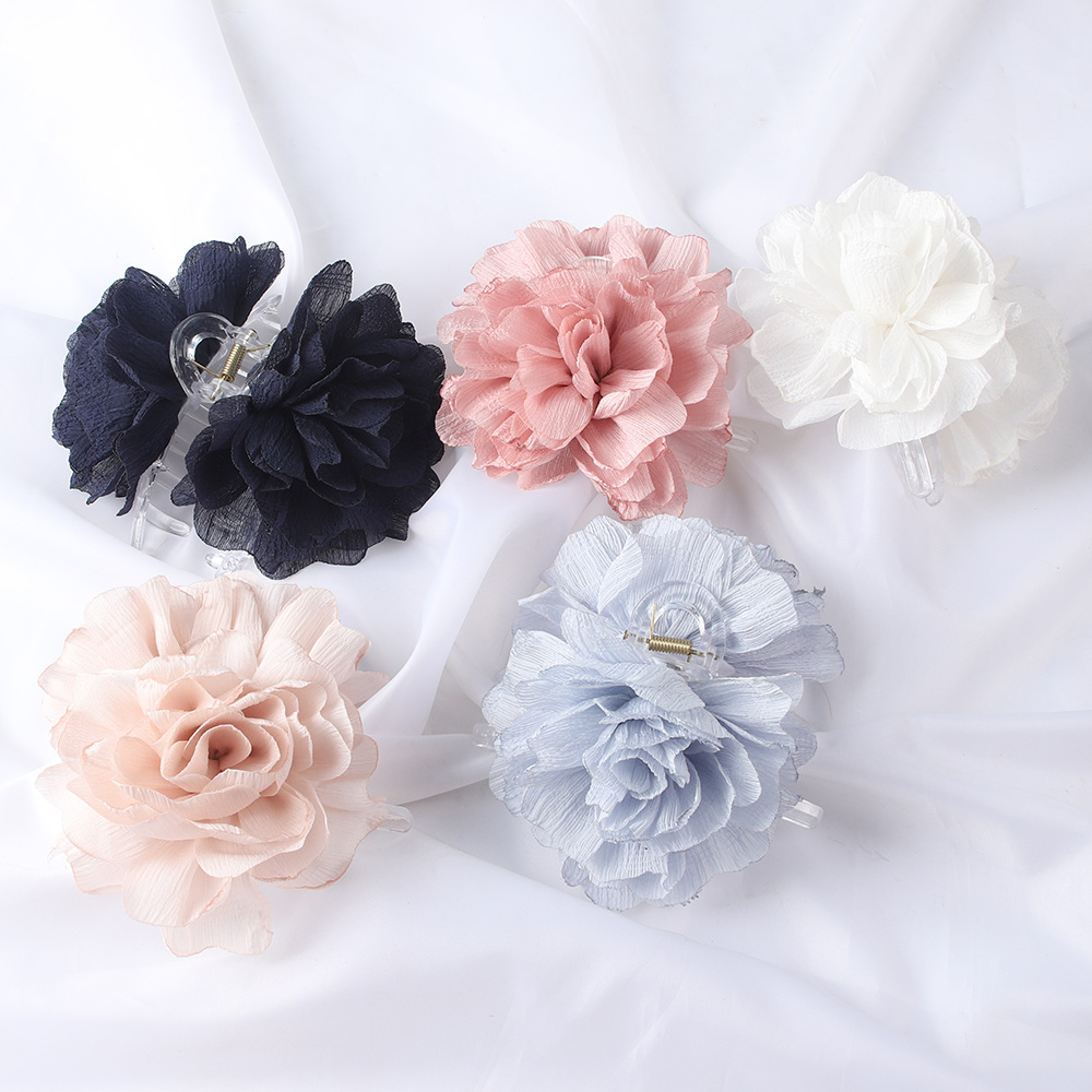 Fabric Big Flower Hair Claw Cl - Hair Clip Claw Large recensie en prijs