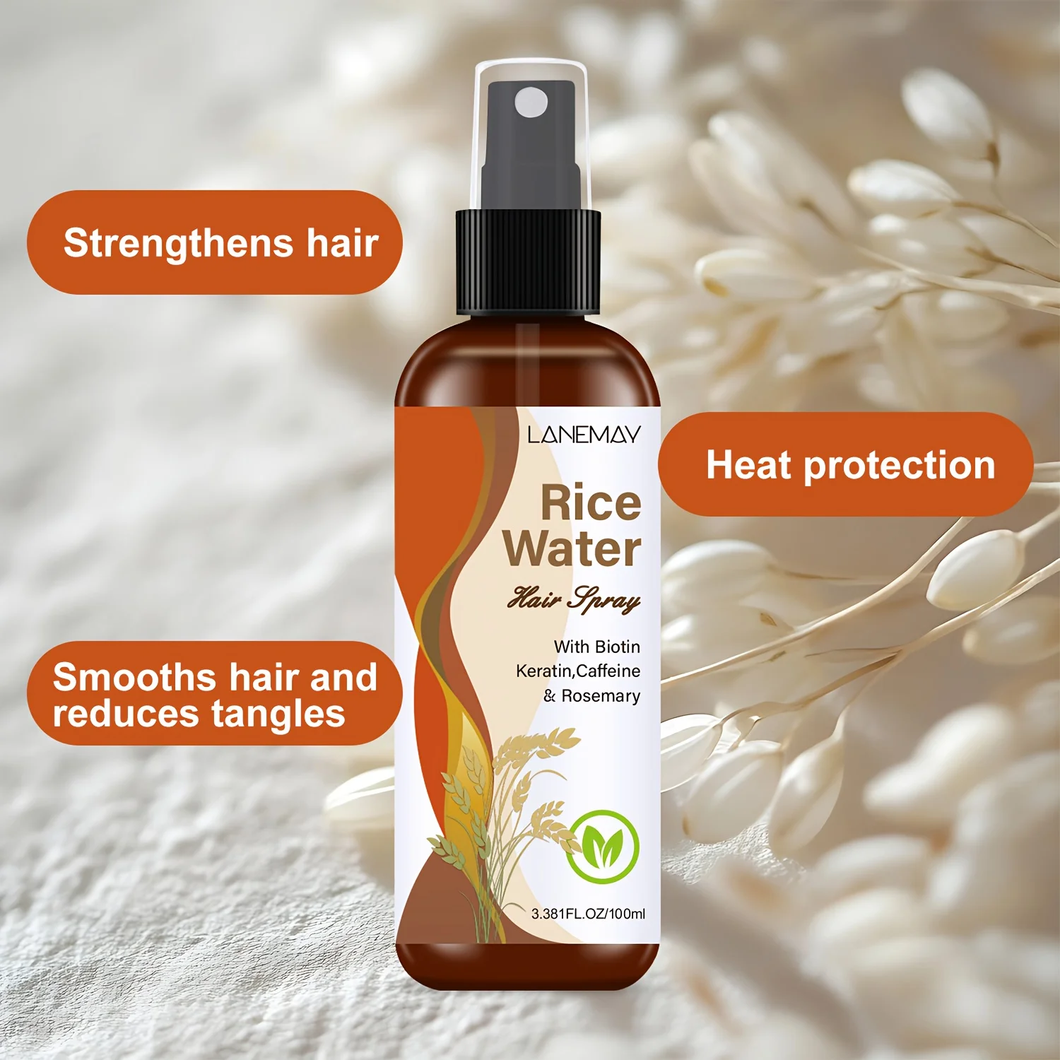 Rice Water Hair Spray - with B - Hair Care Vitamin recensie en prijs