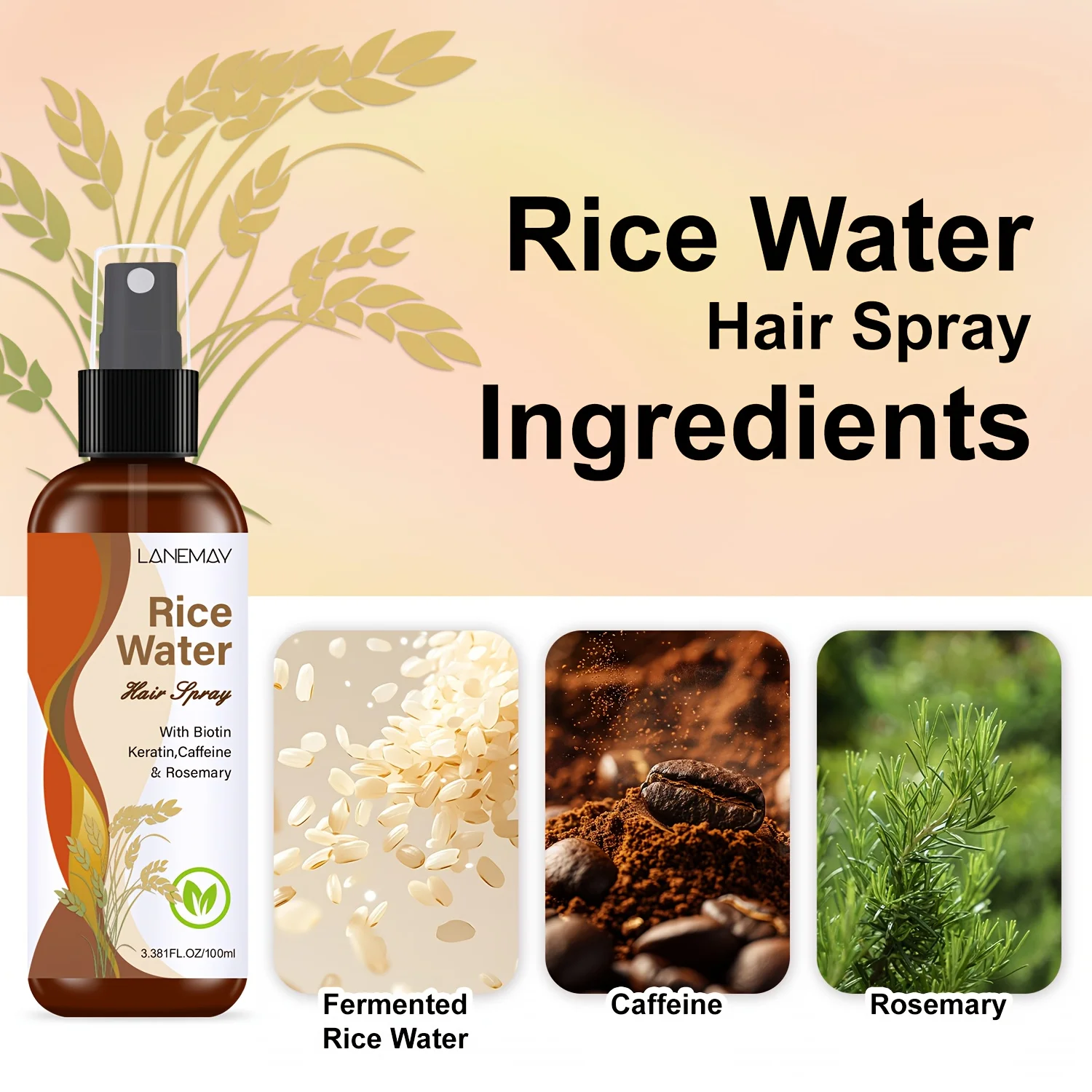 Rice Water Hair Spray - with B - Hair Care Vitamin recensie en prijs