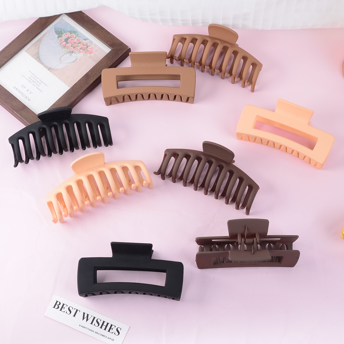 Black Hair Clips for Women - 8 - Hair Clip Claw Large recensie en prijs