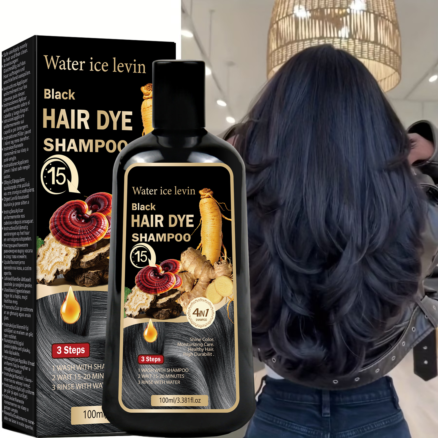 Black Sesame Ginseng Reishi Ha - Hair Care Vitamin recensie en prijs