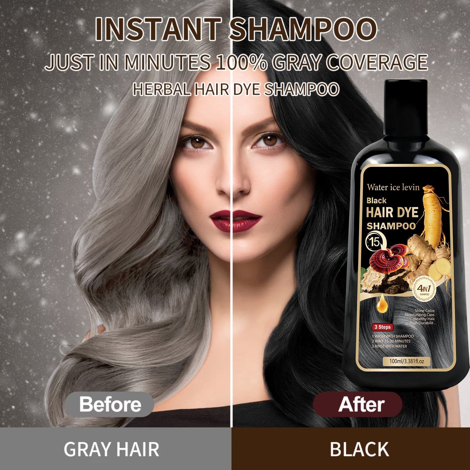 Black Sesame Ginseng Reishi Ha - Hair Care Vitamin recensie en prijs