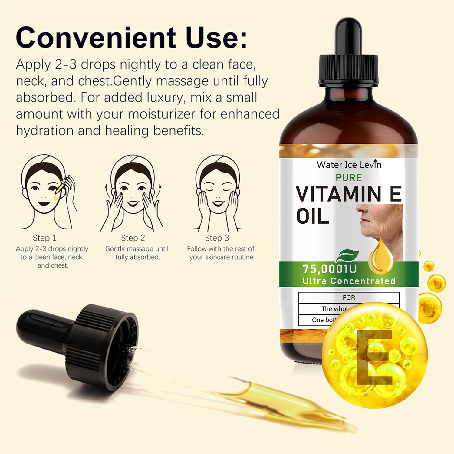 100ml Natural Vitamin E Essent - Hair Care Vitamin recensie en prijs