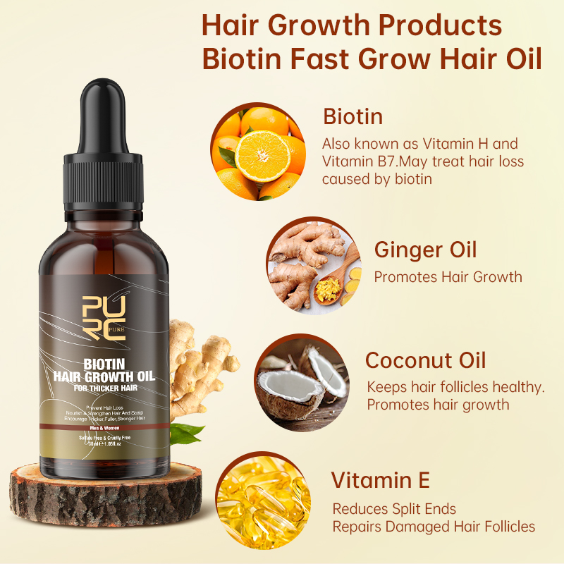 PURC Biotin Hair Growth Oil Sh - Hair Care Vitamin recensie en prijs