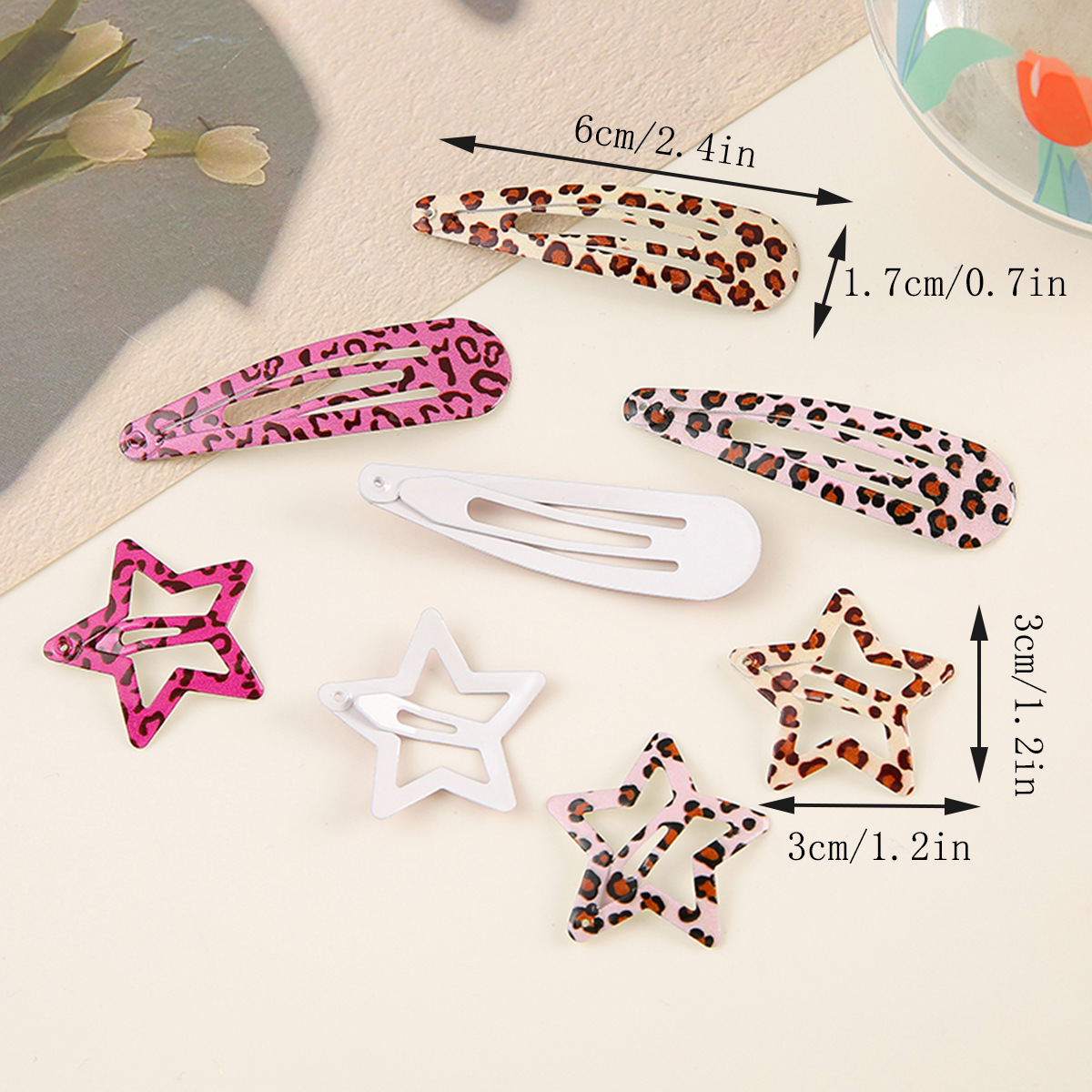 Simple Leopard Print Hairpins  - Bobby Pin Bulk recensie en prijs